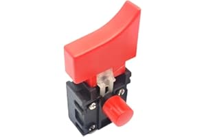 Angle Grinder Switch Replacement, 125mm Grinder Trigger Switch, Anti-Lock Electric Switch Power Tool Accessories for 125 Type
