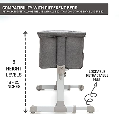 Juju World Bedside for Baby Arm’s Reach Safe Sleeper