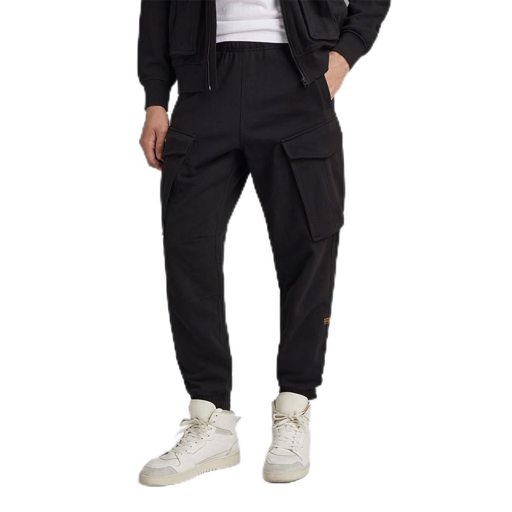 G-STAR Raw Men's Rovic Sweat Pant,Dark Black,L
