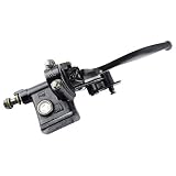 Poweka 50CC Hydraulic Brake Lever Master Cylinder Front Right Side for 110cc 125cc 150cc Atv Quad Dirt Pit Bike with Lever Pump