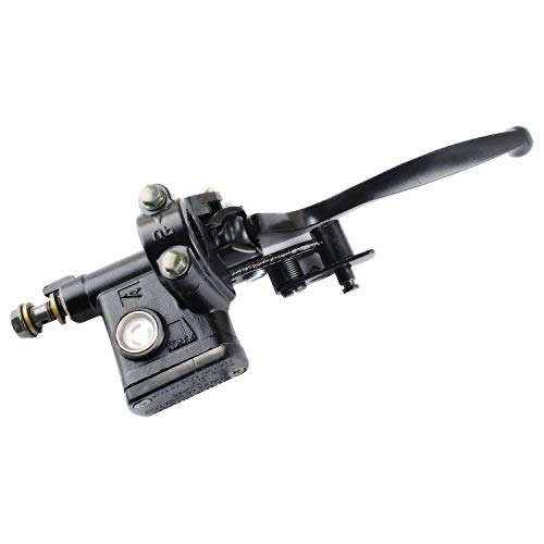 Poweka 50CC Hydraulic Brake Lever Master Cylinder Front Right Side for 110cc 125cc 150cc Atv Quad Dirt Pit Bike with Lever Pump