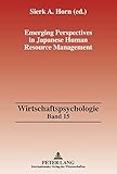 Image de Emerging Perspectives in Japanese Human Resource Management (Wirtschaftspsychologie)