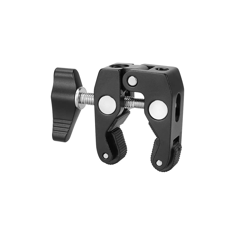SZRIG Super Crab Clamp with 1/4"-20 & 3/8"-16 Mounting Point for Camera Photo Studio