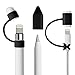 Fintie 3 Pieces Bundle for Apple Pencil Cap Holder, Nib Cover, Charging Cable Adapter Tether for Apple Pencil 1st Generation, iPad 10.2, iPad 9.7, iPad Air 3rd Gen, iPad Pro 10.5 Pencil, Black primary