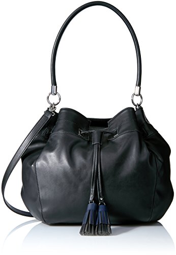 Nine West Take A Lift Shoulder Bucket Back Black Moody