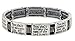 4030037 10 Commandments Stretch Bracelet Christian Scripture Religious Thou
