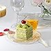 BUCLA 300PCS Gold Glitter Plastic Dessert Set-Include 100pcs Plastic Plates 6.5inch,100pcs Plastic Dessert Forks 5inch and 100 Disposable 9oz Gold Glitter Plastic Cups Perfect for Weddings& Parties