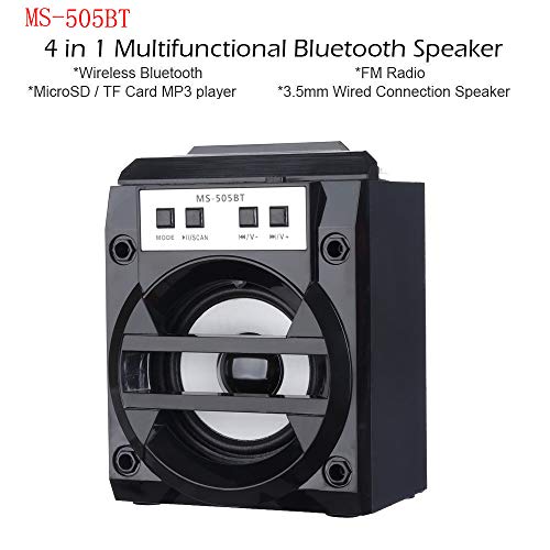 Outdoor Bluetooth Wireless Portable Speaker Super Bass with USB/TF/AUX/FM Radio C - Thumbnail 4