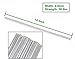 HAODE FASHION 120 Pack Long Cable Ties 14 Inch, Industrial Durable Zip Ties White Clear Color, Heavy Duty Cable Management Wire Straps (65 LBS, White, 120 pcs)