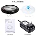 Frienda Mug Warmer for Tea, Coffee or Milk, Cup Beverage Warmer for Office, Home or Shop Use, Desktop Mug Warmer with Food Grade Silicone Drink Lids (Black)