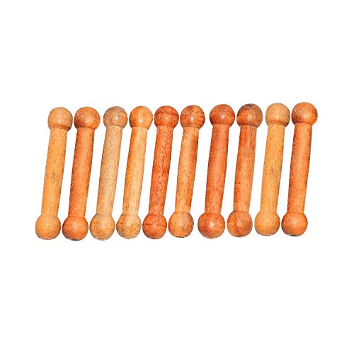Satnam Wooden Tabla Tuning Blocks Sticks - Set of 10