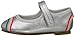 Carter's Girls' Alvina Ballet Flat, Silver, 8 M US Toddler