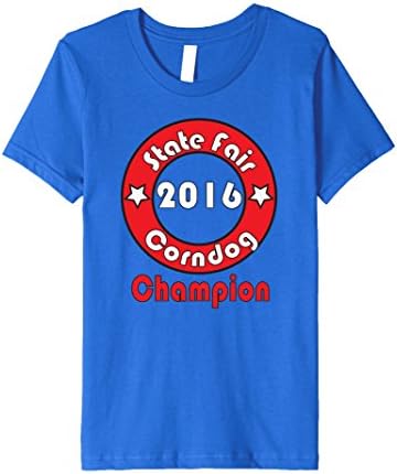 Kids State Fair Corndog Champion 2016 T-shirt 8 Royal Blue