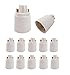 15-Pack 4P Gx24q to E26 Lamp Base Converter,15.5mm G24Q to E26/e27, Gx24q to E26 Adapter,Lamp Holder Converter, Rohs,Need Bypass Ballast.