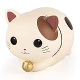 YSLON Cute Kitten Piggy Bank,Kids Money Bank,for Boys and Girls Gifts,Desktop Decor.(White)