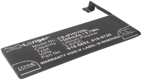 VINTRONS Replacement Battery For APPLE A1530, A1533, iPhone 5s, ME341LL/A, ME342LL/A