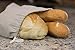 100% Natural Linen Bread Bags, Ideal for Homemade Bread, Artisan Bread, Unbleached, Reusable Food Storage, Housewarming, Wedding Gift
