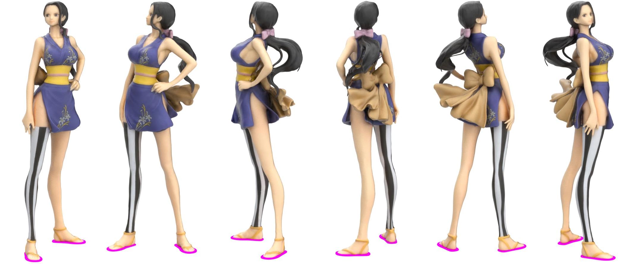 Amazon Com Banpresto One Piece Glitter Glamours Nico Robin Wanokuni Style Ver A Multiple Colors Toys Games
