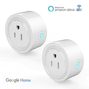 2 Pack Smart Plug Smarlance Wi-Fi Enabled Mini Outlet