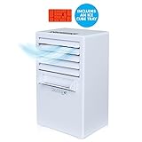 Gaduge 2018 Model 12-Function Desktop Portable Air Conditioner - Mini Personal Air Conditioner and Humidifier - Quiet Misting Cooling Fan for Nightstand, Office -Evaporative Swamp Cooler AC Unit,Blue