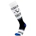 Warm Ski Socks – Winter Sweater Deer Sock for Skiing – Merino Wool Winter, Snowboard Socks for Men and Women – OTC Knee High (S, Charcoal Black-Cobalt Blue-White)