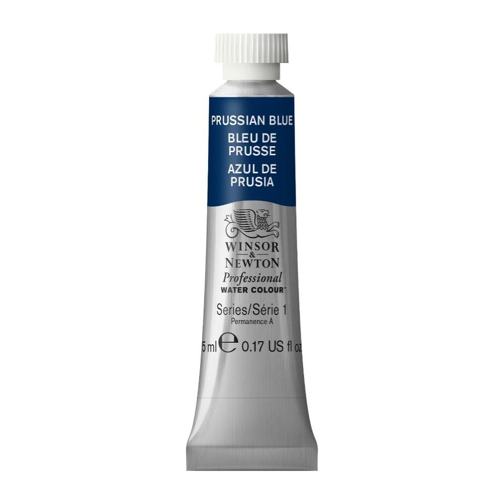 Winsor & Newton 5 ml Tube Professional Water Colour, Prussian Blue — image 1