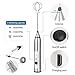 Kitchenhoney USB Rechargeable Milk Frother Electric Handheld Coffee Foam Maker with 2 Whisks Adjustable 3-Speed Egg Blender Drink Mixer for Bulletproof coffee, Latte, Cappuccino, Hot Chocolate