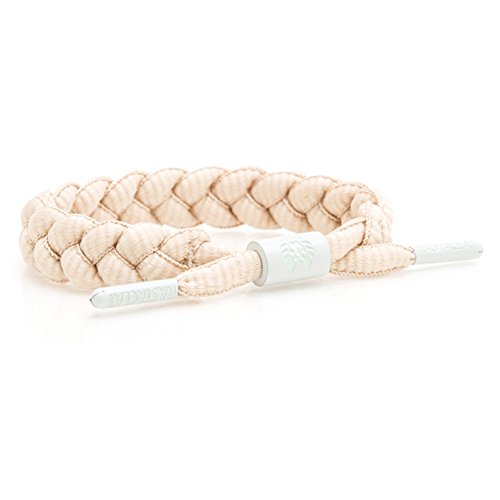 Rastaclat Daily Routine Monday Cream White Shoelace Bracelet