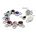 12 Birthstone Set Crystal DIY Charms Accessories for Necklace Bracelet Jewelry Making