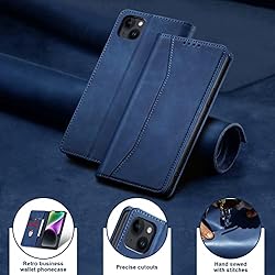 Jasonyu Flip Wallet Case for iPhone 14 Plus