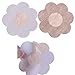 Olgaa 40 Pairs Nipple Cover Breast Covers Self-adhesive Petal Shaped Breats Pasty Bras for Women