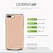 iPhone 7 Plus Battery Case,NUTK 3500mAh 3 in 1 Combo Protable Slim Ultra Thin Hard Luxury Extended Charging Backup Power Case Cover,Rechargeable Power Bank Charging Case for iPhone 7 Plus.Rose Gold
