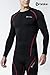 TM-R11-BKRZ_Medium Tesla Men's Long Sleeve T-Shirt Baselayer Cool Dry Compression Top R11