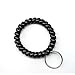GOLF Pack of 12 Black Color Stretchable Plastic Bracelet Wrist Coil Wrist band Key Ring Chain Holder Tag