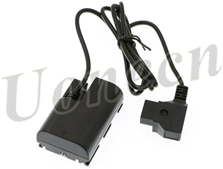 LP E6 Dummy Battery to Dtap male Power Cable for SmallHD 501 502 Monitor and Canon 5D mark II 7D 60D