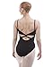 Dance Favourite Girls & Women Ballet Leotard 01D0027 – Twisted Cross-Over Back, Chest Lining, Soft Cotton-Blend Stretch