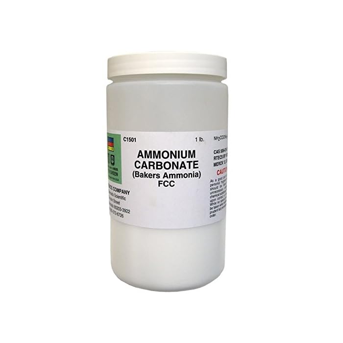 Buy Ammonium Carbonate (Baker`s Ammonia), Food Grade, 1 lb Online at