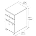 Bush Slate Series A Mobile Pedestal (B/B/F)