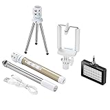 ZonmanÂ®Bluetooth Extendable Selfie Stick with Tripod Stand + Portable Pocket Spotlight for Smartphones(Gold)