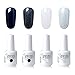 Elite99 Soak Off Gel Polish Lacquer UV LED Nail Art Manicure Kit 4 Colors Set G-C205 + Free Gift (20pcs Gel Remover Wraps)