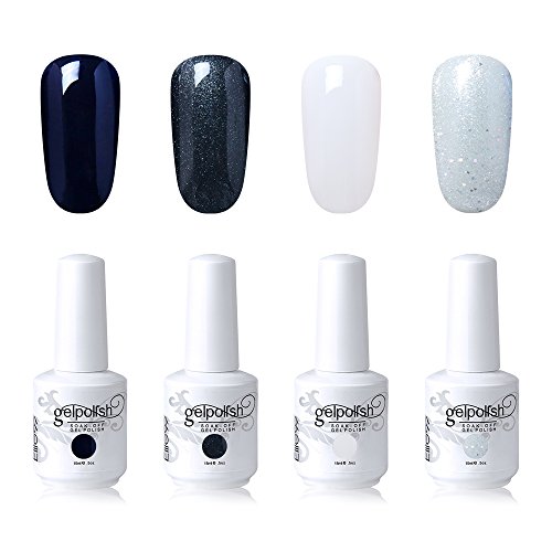 Elite99 Soak Off Gel Polish Lacquer UV LED Nail Art Manicure Kit 4 Colors Set G-C205 + Free Gift (20pcs Gel Remover Wraps) Elite99 Soak Off Gel Polish Lacquer UV LED Nail Art Manicure Kit 4 Colors Set G-C205 + Free Gift (20pcs Gel Remover Wraps)