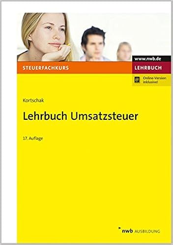 Lehrbuch Umsatzsteuer Amazon De Hans Peter Kortschak Autor Volker Hahn Mitbegrundet Von Bucher