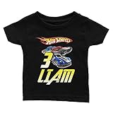 Personalize Hot Wheels Birthday Shirt