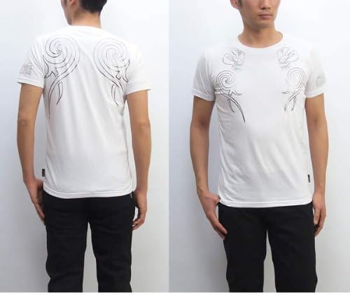 Amazon 和柄 Tシャツ スカル トライバル メンズ 波乗達人 ホワイト Xl Tシャツ カットソー 通販