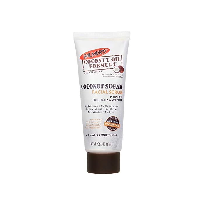 Palmer's Coconut Oil Formula Coconut Sugar Facial Scrub Exfoliator, Face Scrub to Gently Exfoliate Away Dirt and Dead…