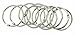 Bilipala 10 Pcs Loose Leaf Binder Rings Book Ring Keychain, Silver, 1.5-Inches