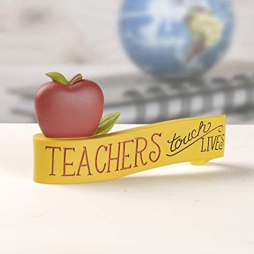 Blossom Bucket 191-12012 Teachers Touch Lives Plaque Multi-Colored
