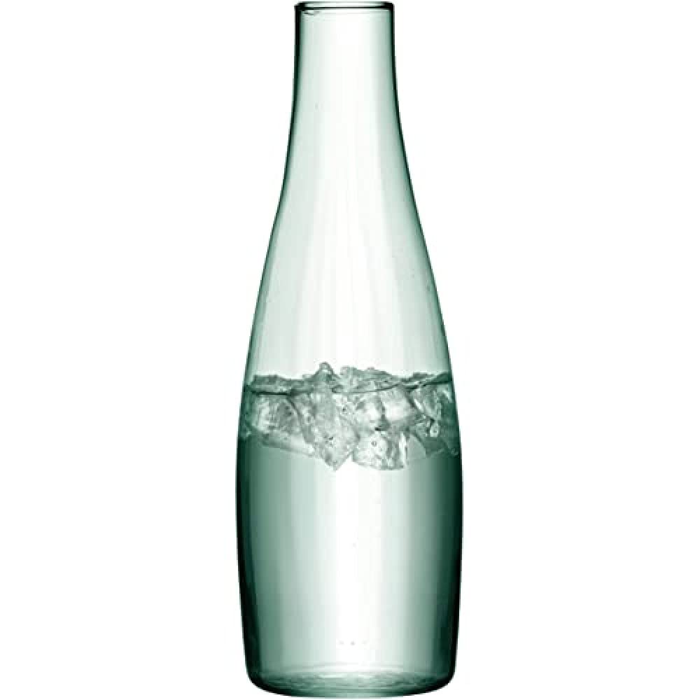 LSA International Mia Water Carafe 1.25L Recycled/Part Optic | 1 Unit | Recycled Glassware | MZ04