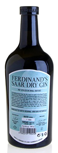FERDINAND'S Traveller's Set (1x Dry Gin 50cl + 1x Kupferbecher G&T + 1x Barlöffel + 1x Jigger + 1x Tonicwater) Spirituose, (1 x 500 ml / 1 x 200 ml) – Bild 4