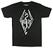 Bioworld Skyrim Logo Men's Black T-Shirt | X-Large